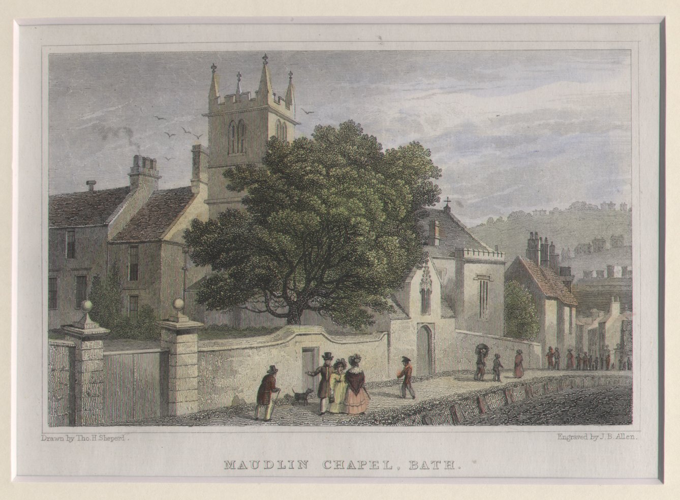 Print - Maudlin Chapel, Bath - Allen